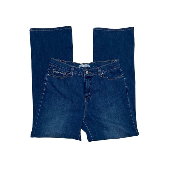 Levi’s 512 Jeans Perfectly Slimming Boot Cut Denim Jeans Blue - Picture 2 of 15